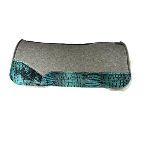 30x30 3/4" Gray Kush Fleece Saddle Pad (#132141)