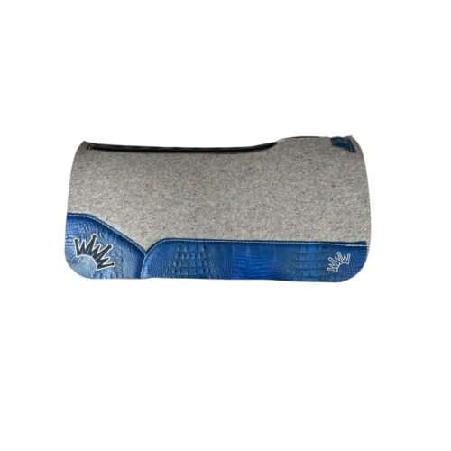 30x30 1" Gray Kush Wool Saddle Pad (#132046)