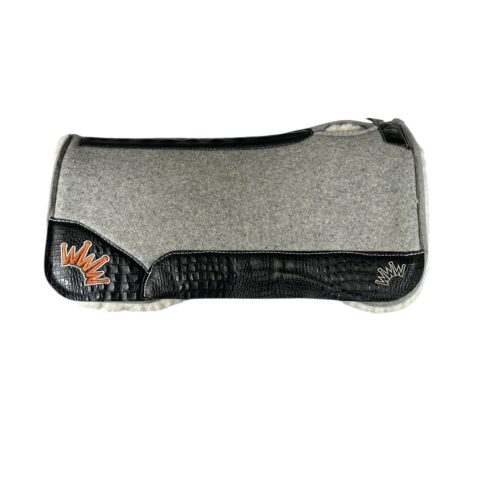 30x30 3/4" Gray Kush Fleece Saddle Pad (#132140)