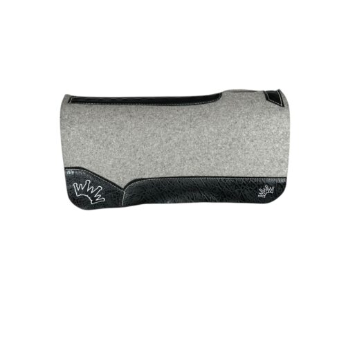 32x32 3/4" Gray Kush Wool Saddle Pad (#133192)