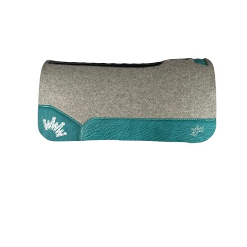 32x32 1" Gray Kush Wool Saddle Pad (#133566)