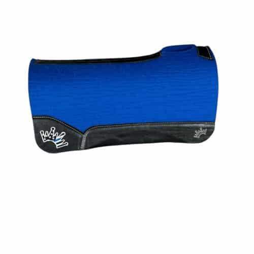 32x32 1" Blue Kush Wool Saddle Pad (#133913)