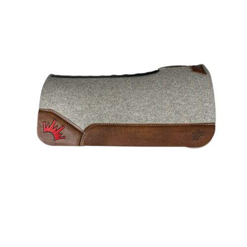 30x30 1" Gray Kush Wool Saddle Pad (#132048)