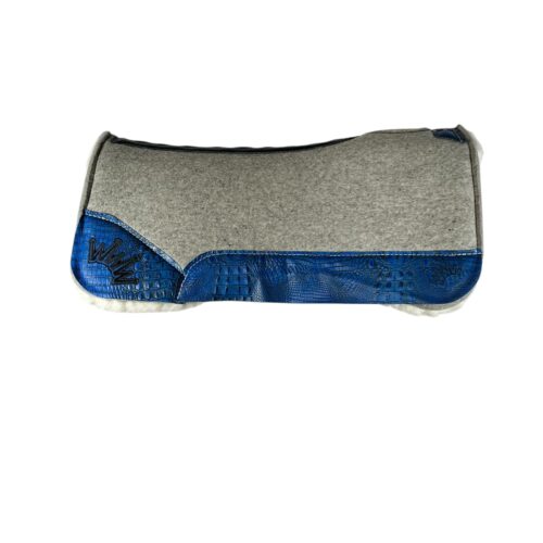 30x30 3/4" Gray Kush Fleece Saddle Pad (#132143)