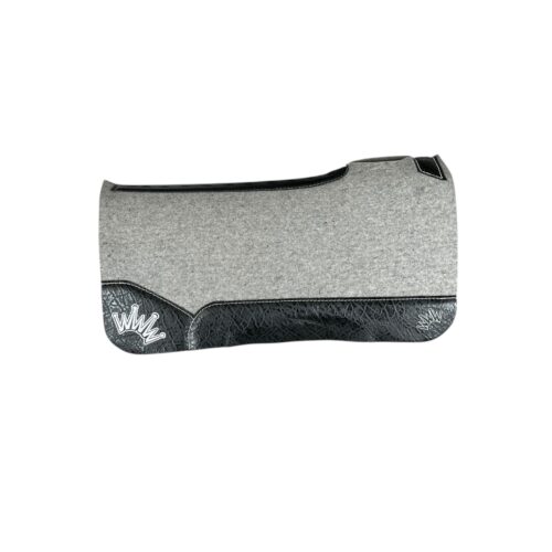 32x32 3/4" Gray Kush Wool Saddle Pad (#133194)