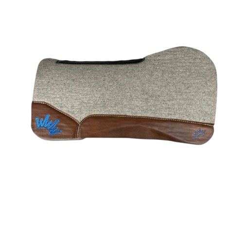 32x32 1" Gray Kush Wool Saddle Pad (#133564)