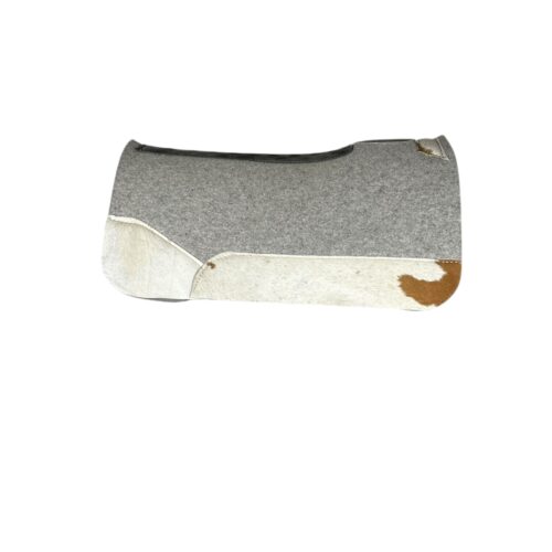 28x28 1.25" Gray Kush Wool Saddle Pad (#133612)