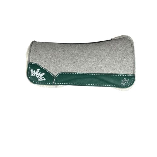 32x32 3/4" Gray Kush Fleece Open Petite Saddle Pad (#133910)