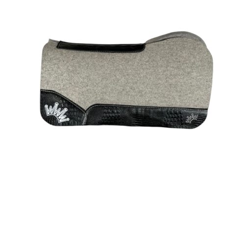 32x32 1" Gray Kush Wool Saddle Pad (#133547)