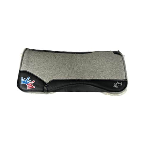 30x30 3/4" Gray Kush Fleece Saddle Pad (#132145)