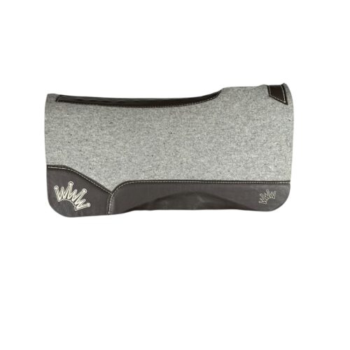 32x32 3/4" Gray Kush Wool Saddle Pad (#133193)