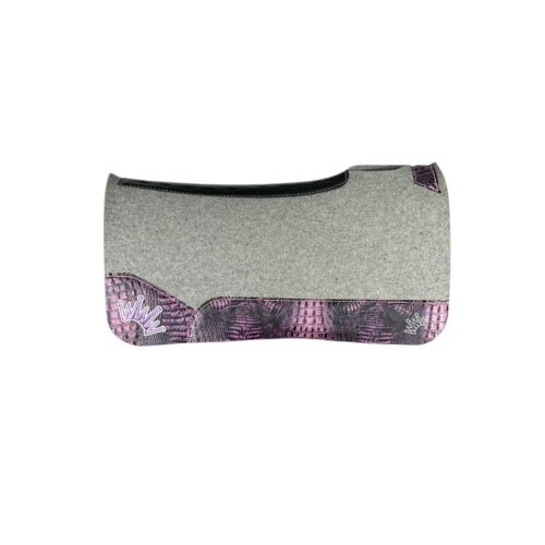 32x32 3/4" Gray Kush Wool Saddle Pad (#133207)