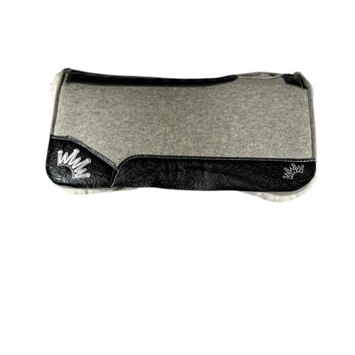 30x30 3/4" Gray Kush Fleece Saddle Pad (#132147)