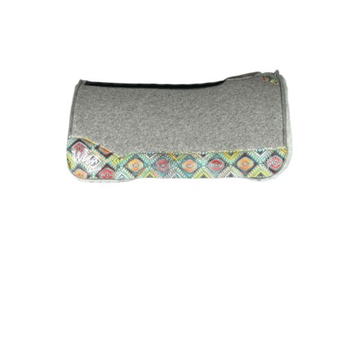 32x32 1" Gray Kush Fleece Saddle Pad (#133885)