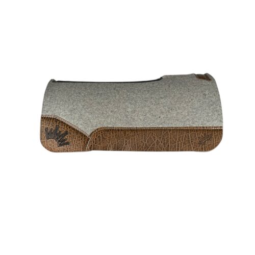 30x30 1" Gray Kush Wool Saddle Pad (#132053)