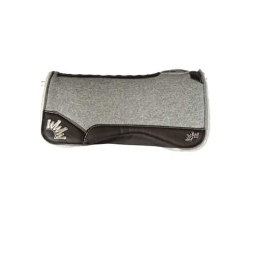 30x30 3/4" Gray Kush Fleece Saddle Pad (#132151)