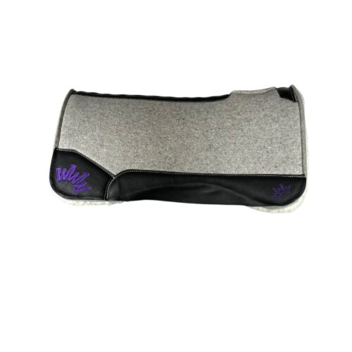 32x32 1" Gray Kush Fleece Saddle Pad (#132128)