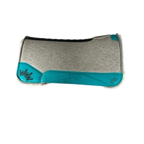 32x32 1" Gray Kush Fleece Saddle Pad (#132131)